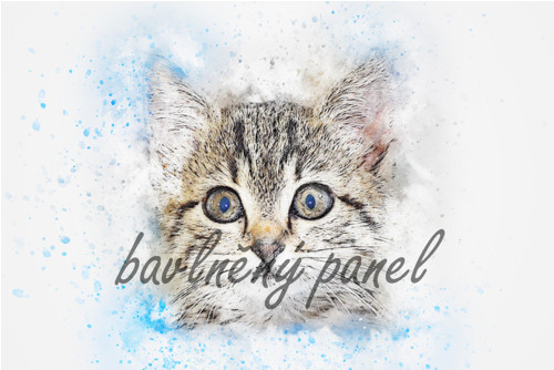 Bavlněný panel Akvarel 155