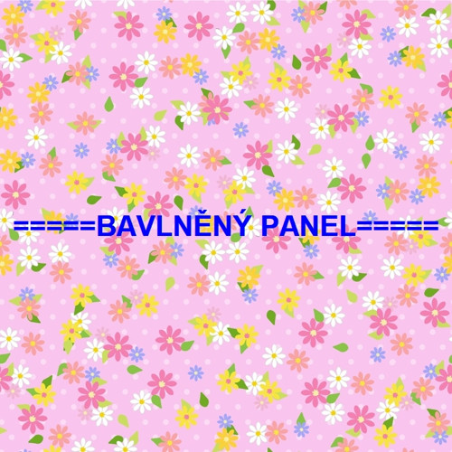Bavlněný panel /i na pexeso/ 35 x 35 cm