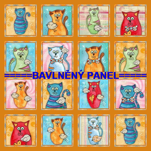 Bavlněný panel /i na pexeso/ 35 x 35 cm