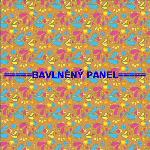 Bavlněný panel /i na pexeso/ 35 x 35 cm