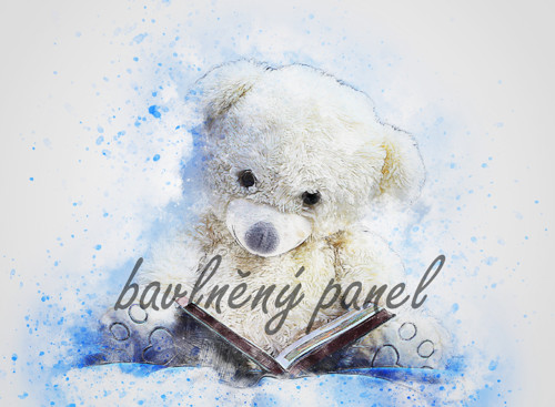 Bavlněný panel Akvarel 164