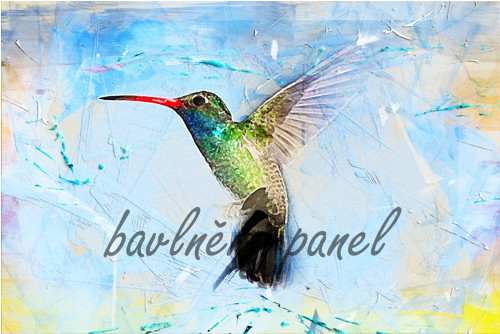 Bavlněný panel Akvarel 167