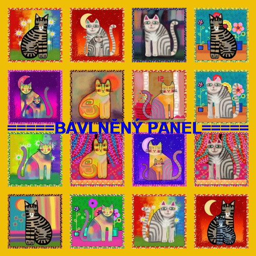 Bavlněný panel /i na pexeso/ 35 x 35 cm