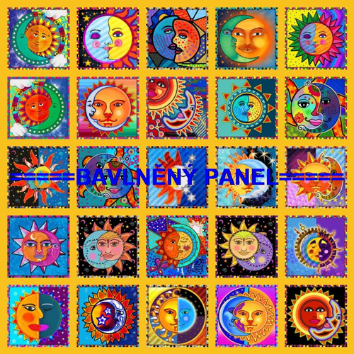 Bavlněný panel /i na pexeso/ 35 x 35 cm — foto 1