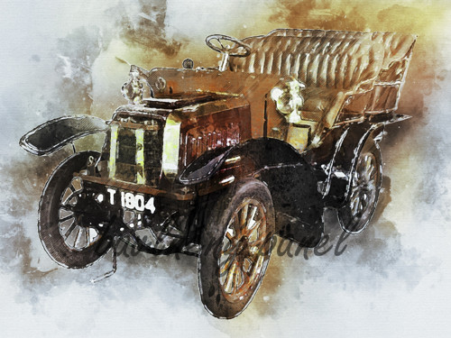 Bavlněný panel Akvarel 198