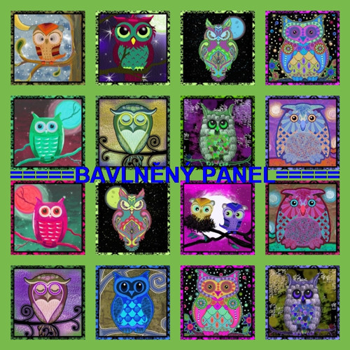 Bavlněný panel /i na pexeso/ 35 x 35 cm
