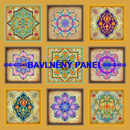 Bavlněný panel /i na pexeso/ 35 x 35 cm