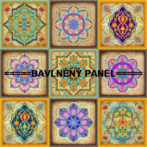 Bavlněný panel /i na pexeso/ 35 x 35 cm