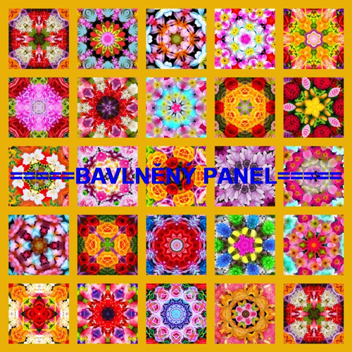 Bavlněný panel /i na pexeso/ 35 x 35 cm