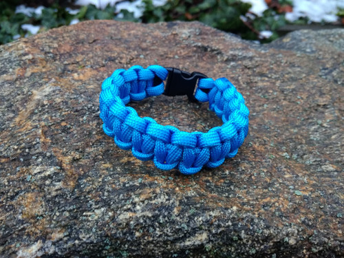 Paracord náramek - modrý