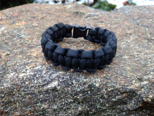 Paracord náramek - černý