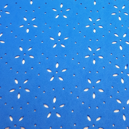 Pěnová guma Moosgummi, 20x30cm, modrá tmavá, 1ks