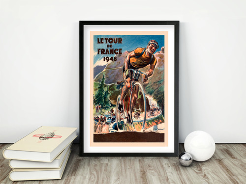 Vintage plakát Tour De France 1948 - Bartali