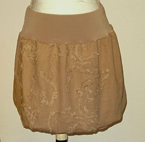 Balonová sukně béžová