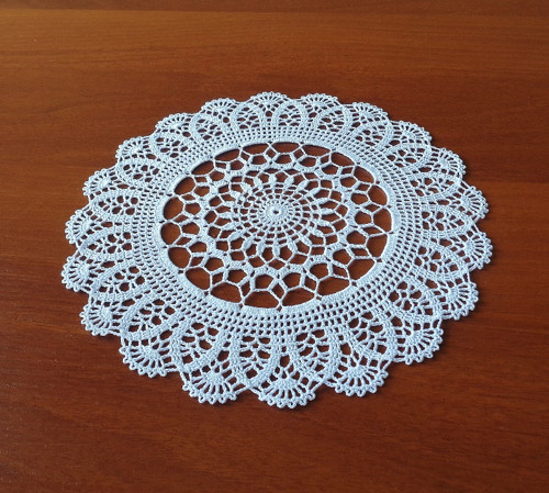 Dečka kulatá 29 cm bílá - Beata