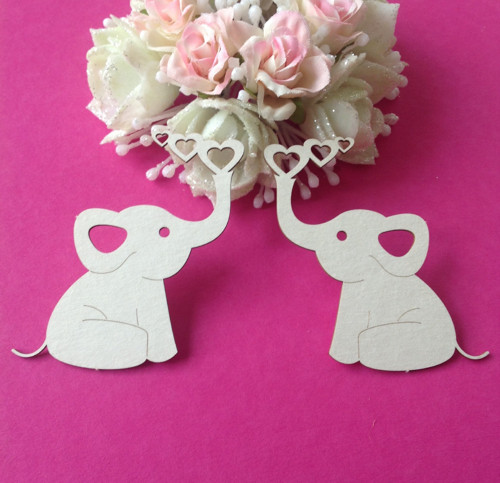 Dekorace Decoland 7 x 6,5 cm,sada 2ks,chipboard — foto 1