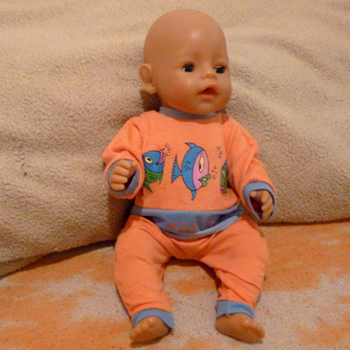 Pyžamko s rybkami pro BABY BORN — foto 1