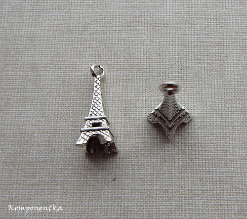 Přívěšek 3D Eiffelova věž 23x9mm 1kus