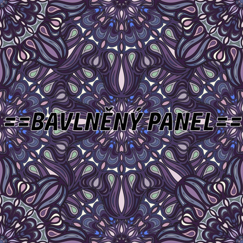 Bavlněný panel 25 X 25 cm