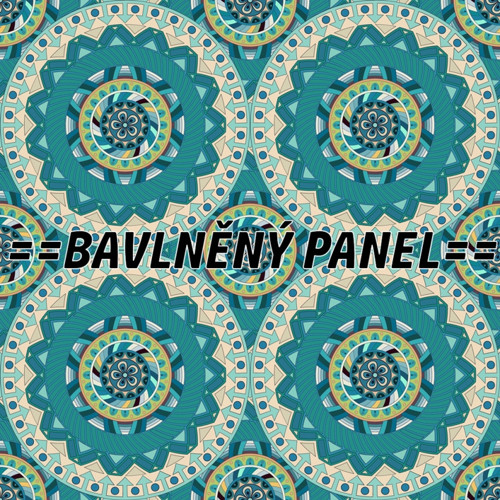 Bavlněný panel 25 X 25 cm