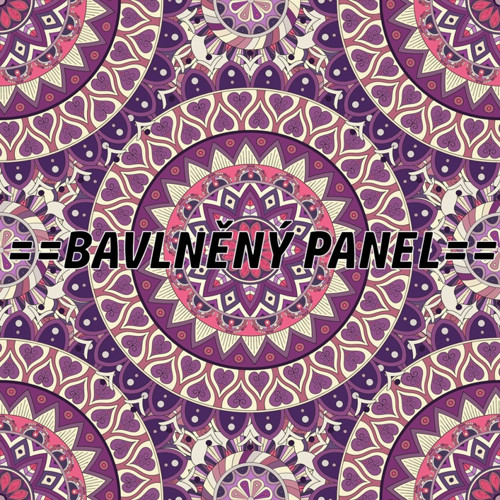 Bavlněný panel 25 X 25 cm