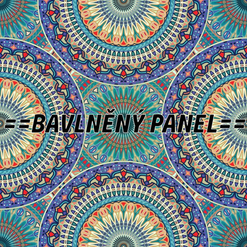 Bavlněný panel 25 X 25 cm