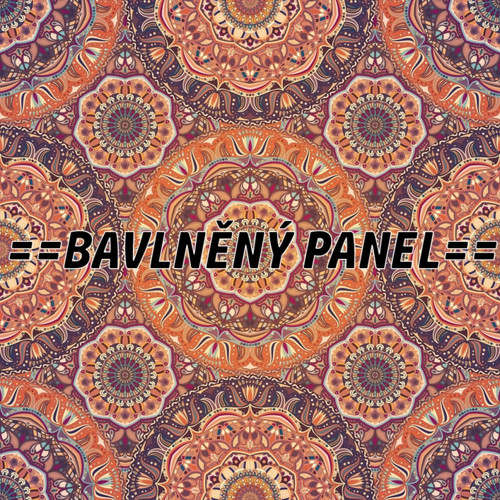 Bavlněný panel 25 X 25 cm — foto 1
