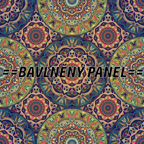 Bavlněný panel 25 X 25 cm — foto 1