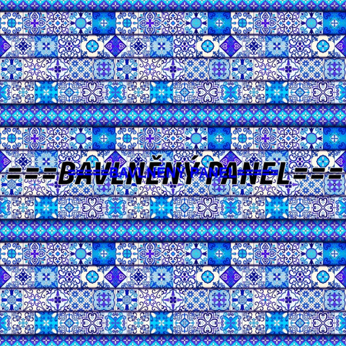 Bavlněný panel 25 X 25 cm