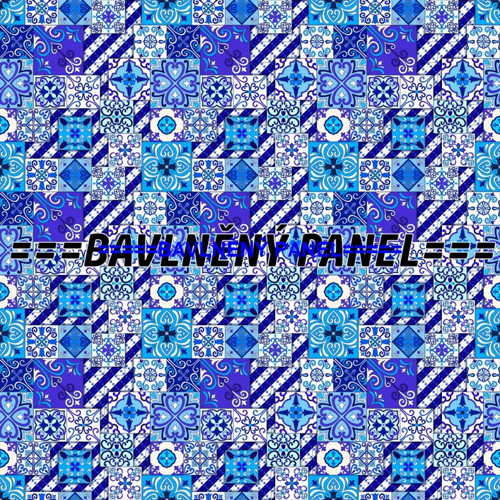 Bavlněný panel 25 X 25 cm — foto 1