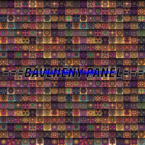 Bavlněný panel 25 X 25 cm — foto 1