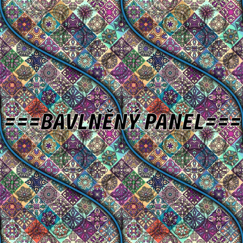 Bavlněný panel 25 X 25 cm — foto 1