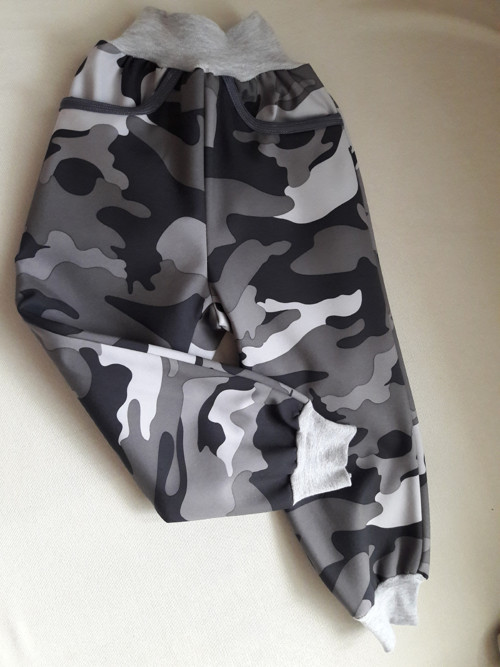 Dětské softshellové kalhoty, zateplené — foto 1