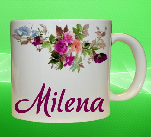 Hrneček se jménem MILENA - možno i jiné jméno