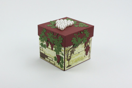 Dárková krabička / exploding box - víno
