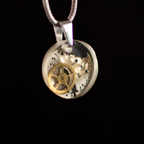 1381 náhrdelník steampunk