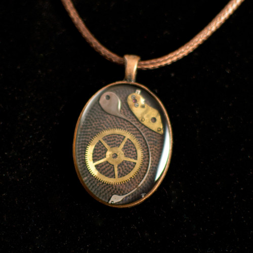 1388 náhrdelník steampunk