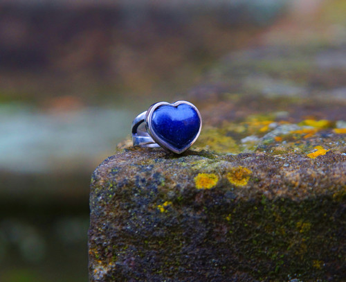 Nerezový prsten..." Deep blue " — foto 1
