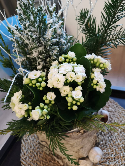 NATURAL floral box ,, květinový