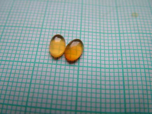 Karneol 2 - 6x4mm - pár — foto 1