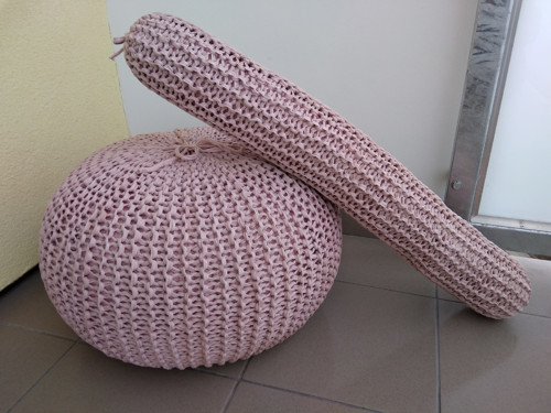 Set na přání "pudrový" /puff+válec/ — foto 1