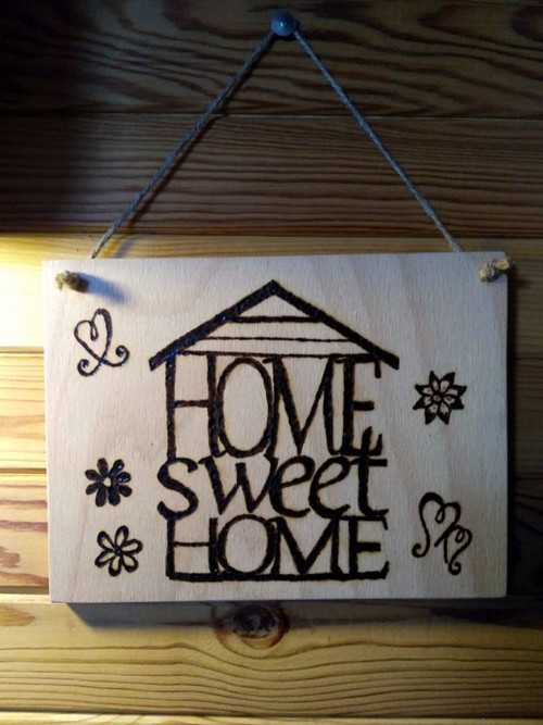 Cedulka Home Sweet Home