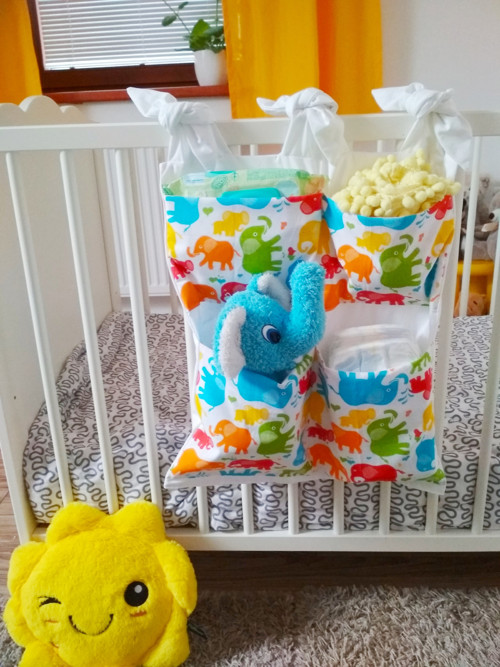 Happy Elephants - kapsář na postýlku — foto 1