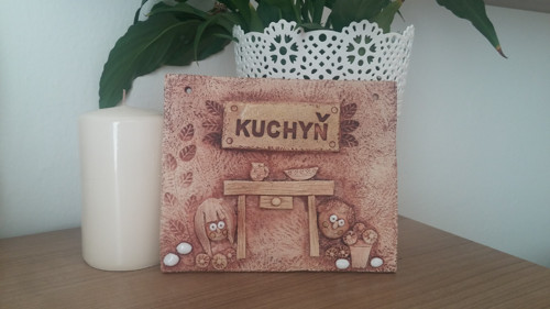 Cedulka na dveře - kuchyň II. — foto 1