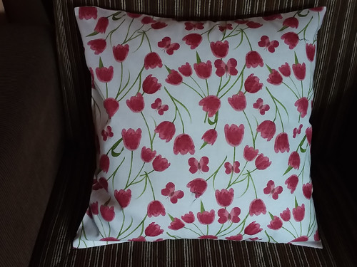Povlak červené tulipány — foto 1