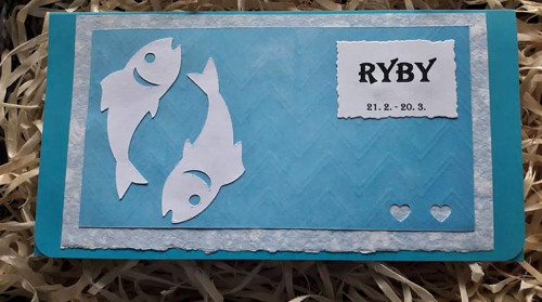 Darovací obálka - znamení ryby