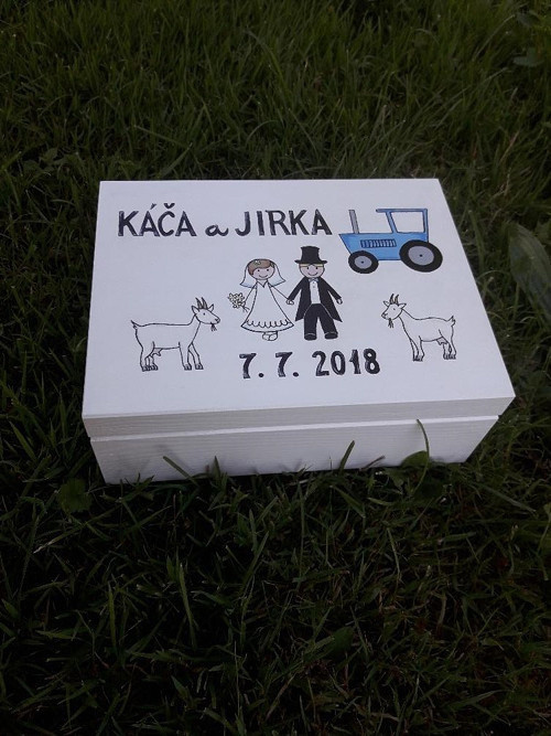 Svatební krabička na přání — foto 1
