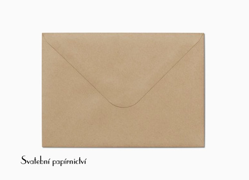 Obálka C6 Nature craft 1ks