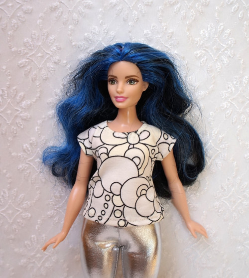 Tričko pro Barbie - curvy - baculku — foto 1