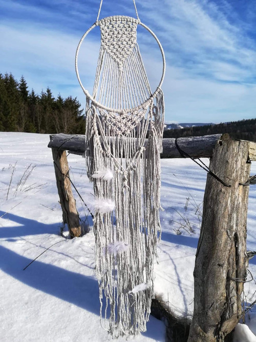 Macrame lapač snů — foto 1